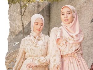 Laudya Cynthia Bella Rilis Koleksi Busana Muslim Bareng Ana Octarina