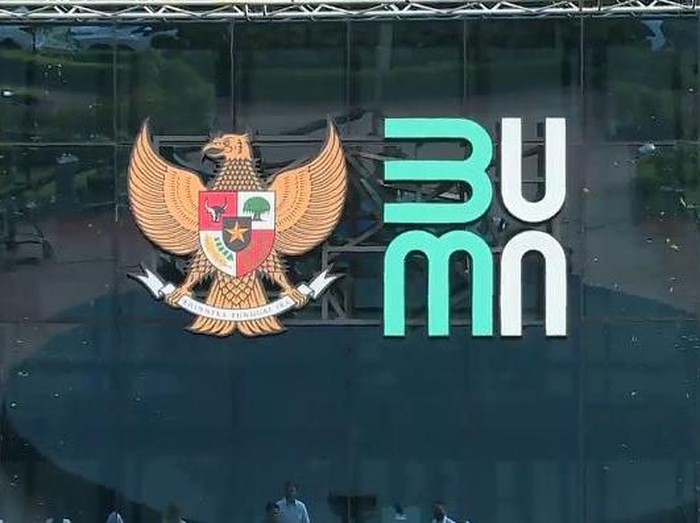 Logo baru Kementerian BUMN/Screenshot video