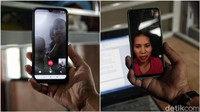 Selain itu, waktu luang juga kerap dimanfaatkan para petugas pemadam kebakaran untuk melepas rindu kepada keluarga melalui panggilan video.