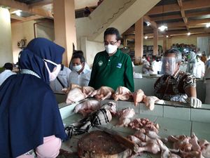 Cek Pasar di Boyolali, Mendag Wanti-wanti Protokol Corona