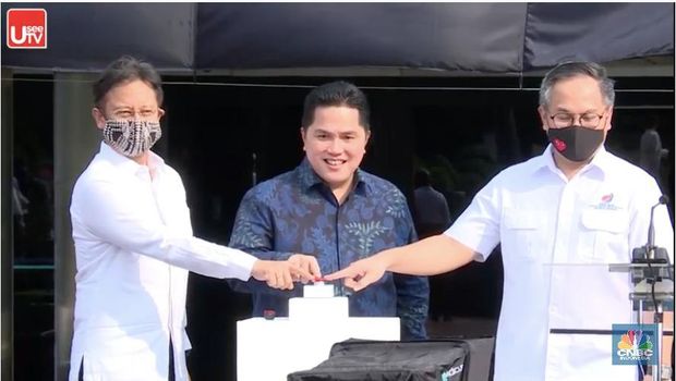 Menteri BUMN Erick Thohir (CNBC Indonesia/Monica Wareza)