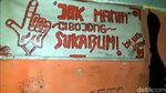 Misteri Coretan Dinding di Rumah Predator Seks Sukabumi