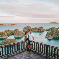 Dan bukan hanya negara-negara di dunia yang dikunjungi bersama Indra Priawan dan Nikita Willy. Keduanya juga kerap berpergian ke kawasan Indonesia seperti Pulau Komodo dan Raja Ampat. Foto: Instagram @indpriw