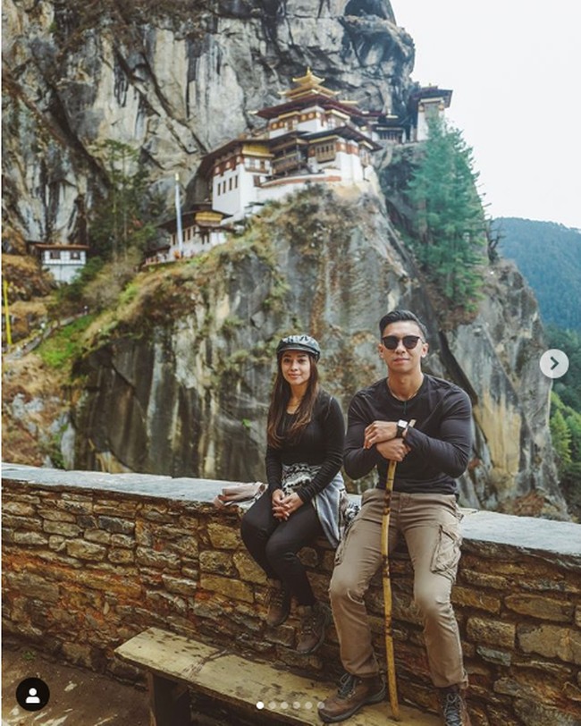 Pada April 2018, Nikita Willy dan salah satu pemilik saham Blue Bird itu travelling ke salah satu negara destinasi turis yang suka berpetualang, Bhutan.Foto: Instagram @indpriw