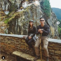 Pada April 2018, Nikita Willy dan salah satu pemilik saham Blue Bird itu travelling ke salah satu negara destinasi turis yang suka berpetualang, Bhutan.Foto: Instagram @indpriw