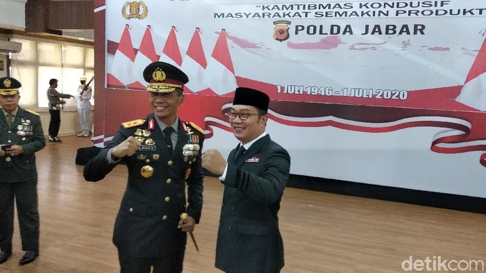 Ridwan Kamil dan kapolda jabar