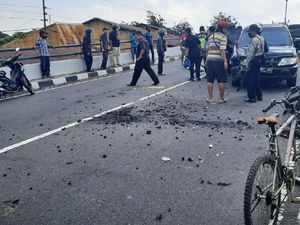 2 Kali Kecelakaan di Flyover Lempuyangan Yogya dalam Sehari Kemarin
