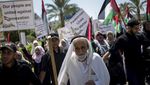Demo Warga Palestina Tolak Rencana Israel Caplok Tepi Barat