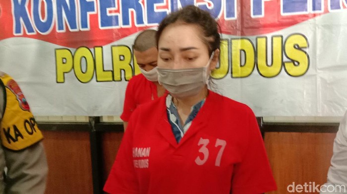 Ayu Vaganza diciduk Polres Kudus, Kamis (2/7/2020).