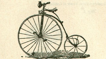 Eugene Meyer dan James Starley membuat inovasi lagi dengan membesarkan ukuran roda depannya dan disebut Penny-farthings. (Getty Images/iStockphoto)