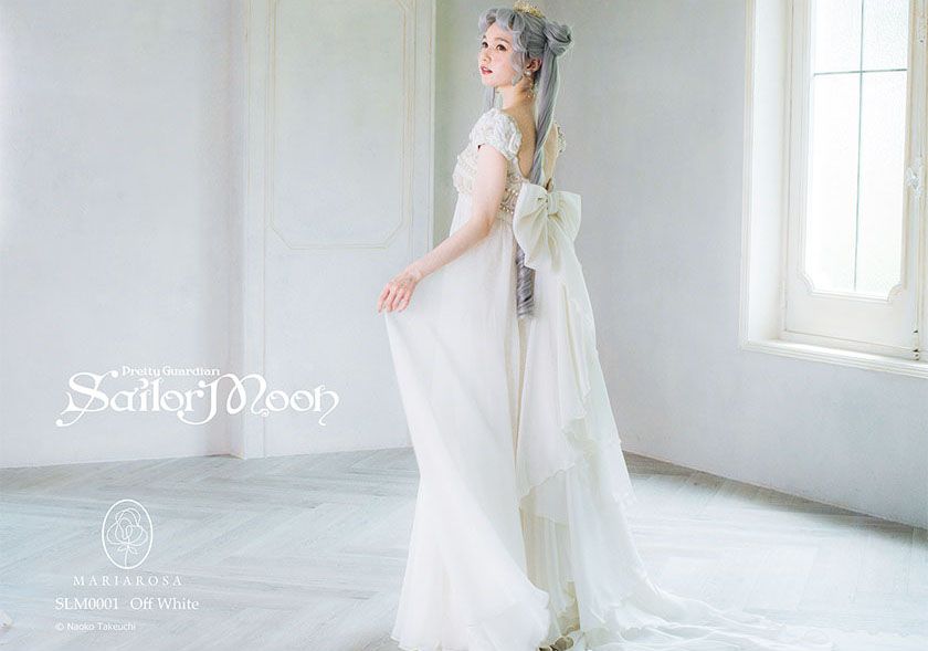 Gaun pengantin terinspirasi dari Sailor Moon.