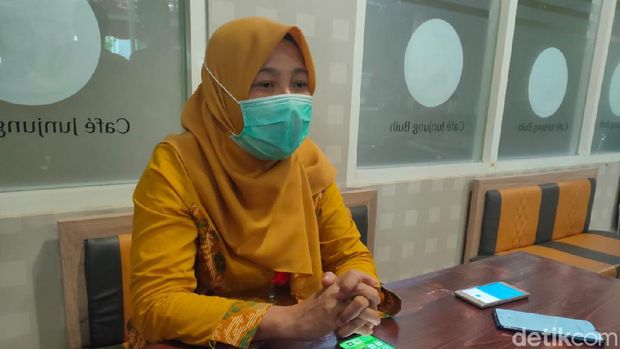 Juru Bicara Gugus Tugas Percepatan Penanganan COVID-19 Kukar, dr Martina Yulianti (Suriyatman/detikcom)