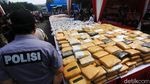 Kapolri Bareng Ketua MPR Musnahkan 1,2 Ton Sabu