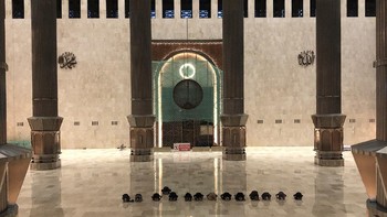 Perubahan warna lampu itu tidak akan terjadi secara drastis agar tidak mengganggu kekhusyukan orang yang sedang beribadah di dalam masjid (Pavilion 95/Istimewa)