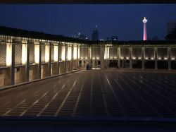 Foto Masjid Istiqlal Makin Indah dengan Teknologi Lampu Baru