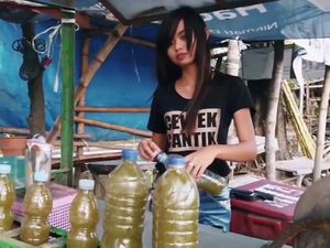 Curhat Penjual Es Tebu Cantik di Mojokerto, Digoda Hingga Dimintai Nomor WA