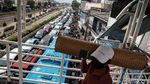 Potret Kemacetan di Pasar Senen Dampak Penutupan Underpass