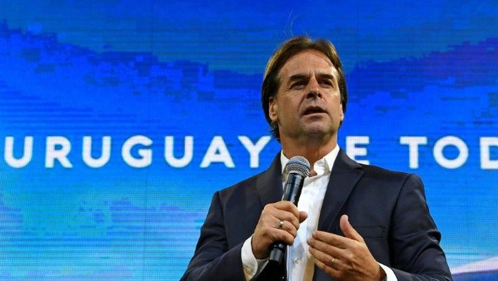 Presiden Uruguay Luis Lacalle Pou (AFP Photo)