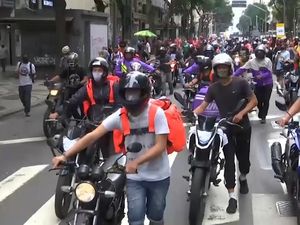Video Ribuan Kurir di Brasil Berunjuk Rasa di Tengah Pandemi