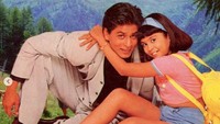 Penampilan menggemaskan Sana Saeed saat menjadi putri Shah Rukh Khan di Kuch Kuch Hota Hai pada 1998. Dok. Instagram/sanaofficial