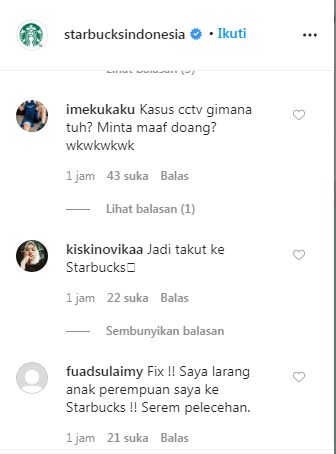 Komentar Netizen Atas Kasus Pelecehan Seksual di Starbucks