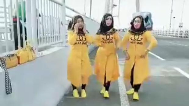 tiktok di jembatan suramadu