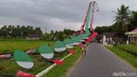 Wow! Ada Layang-layang Raksasa Sepanjang 50 Meter di Magelang
