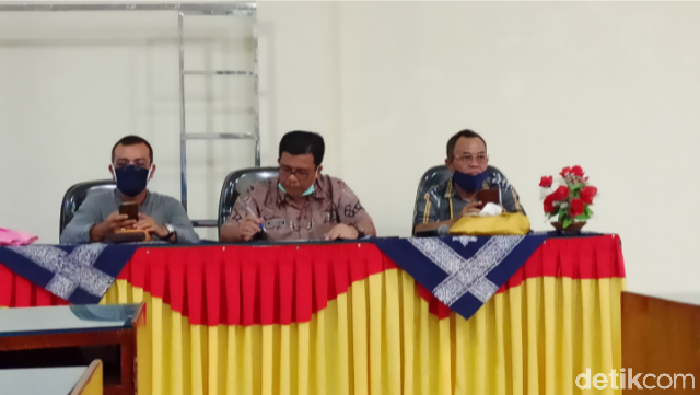 Kadis Kesehatan Sibolga Firmansyah Hulu di Aula Dinas Kesehatan Sibolga, Jumat (3/7/2020).