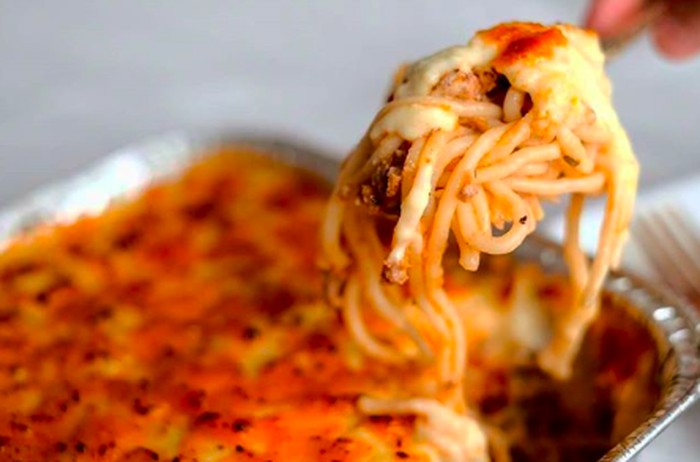 Baked spaghetti