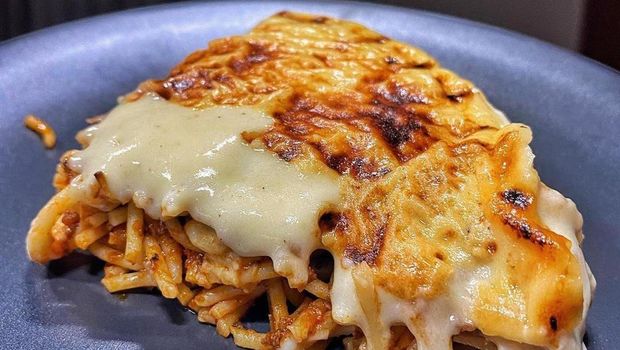 Baked spaghetti