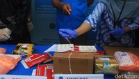 Barang bukti ini merupakan hasil dari delapan kasus berbeda.