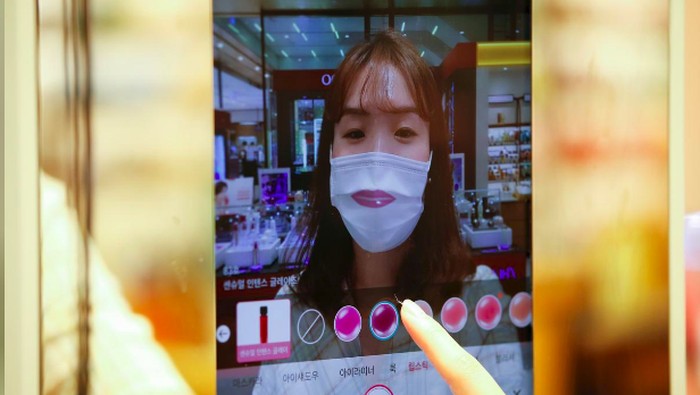 cermin AR korea selatan makeup