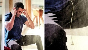 Jadi musik apa yang didengarkan oleh orang ini ya? (Foto: Brightside)