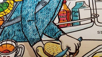 Kenapa menteganya dioleskan di tangan ya? (Foto: Brightside)