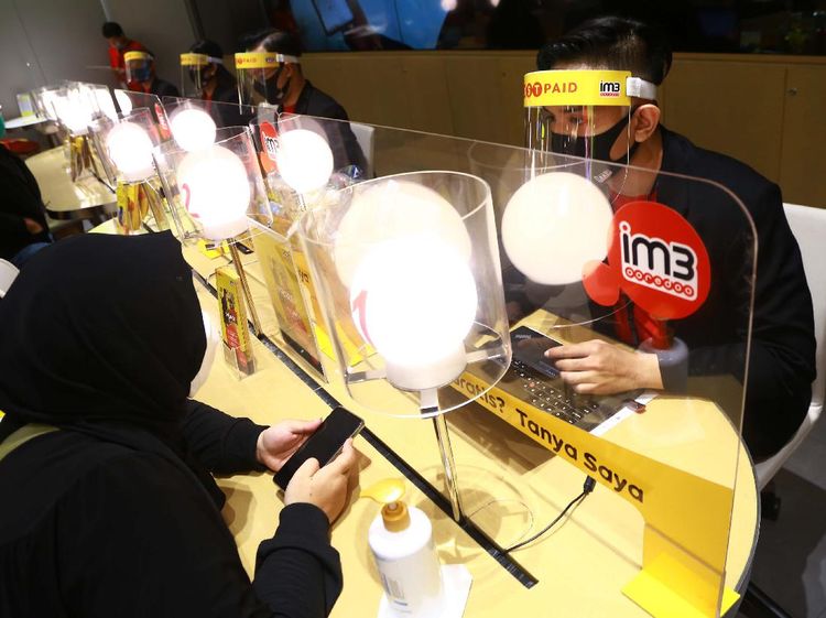 Gerai Indosat Kembali Buka dengan Protokol Kesehatan