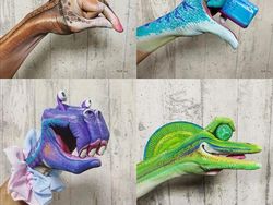 Keren! Lukisan Monster di Tangan Bikin Terpukau