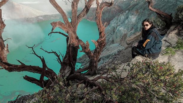 Ilustrasi wisatawan