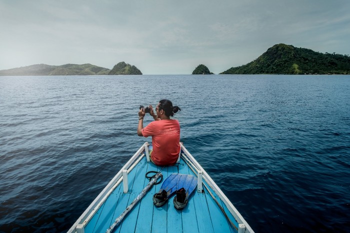 Ilustrasi wisatawan