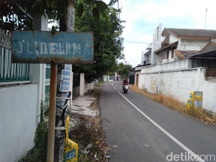Jalan Delima, Kota Tegal lokasi begal payudara, Jumat (3/7/2020).
