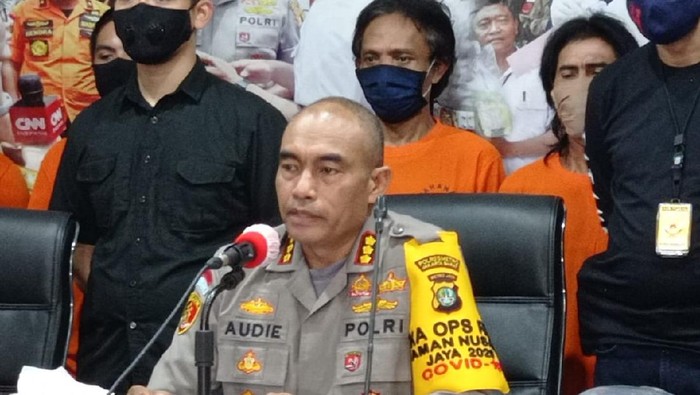 Kapolres Jakbar Kombes Audie S Latuheru.