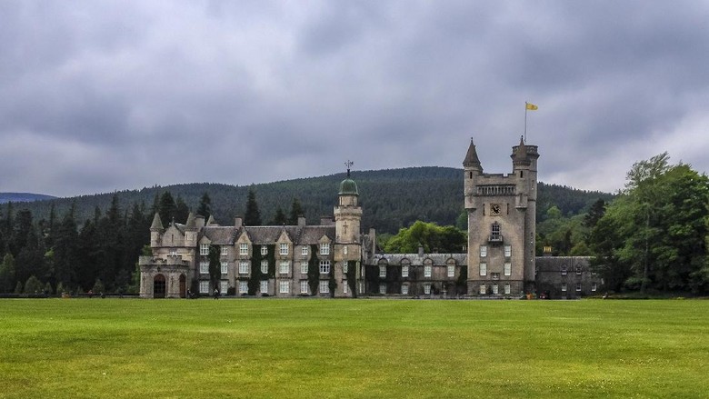Balmoral Castle is the Scottish holiday home to the Royal Family, completed in 1856. It is partially open to the public.