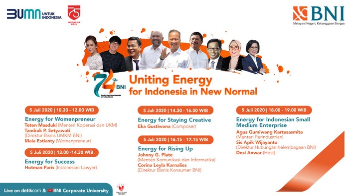 Live Streaming HUT ke-74 BNI