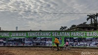 Lahan tidur yang digunakan untuk pertanian itu berada di kawasan Kampung Tangguh Jawara Perigi, Pondok Aren, Tangerang Selatan.