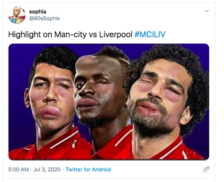 Meme Kocak Liverpool Digunduli City Karena Kebanyakan Party