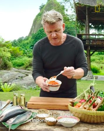 Momen seru Gordon Ramsay di Sumatera Barat