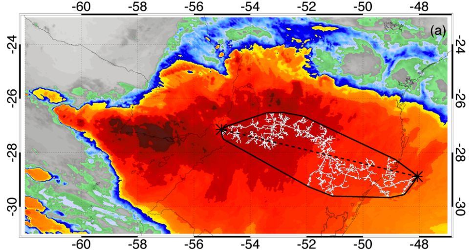 World Meteorogical Organization (WMO) mengumumkan ada dua peristiwa kilatan petir yang mematahkan rekor sebelumnya. Salah satunya satu kilatan petir merambat hingga panjangnya 440 mil atau lebih dari 700 km.