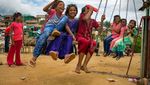Keseruan Anak-anak Rohingya di Tengah Keterbatasan