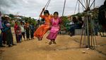 Keseruan Anak-anak Rohingya di Tengah Keterbatasan