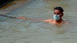 Foto: Sungai Gangga yang Sepi