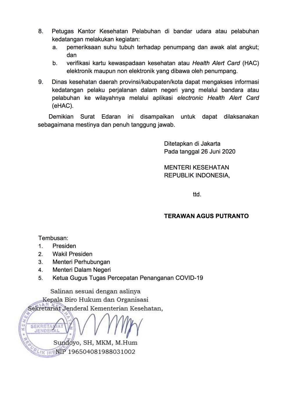 Surat Edaran Menkes Hal 5